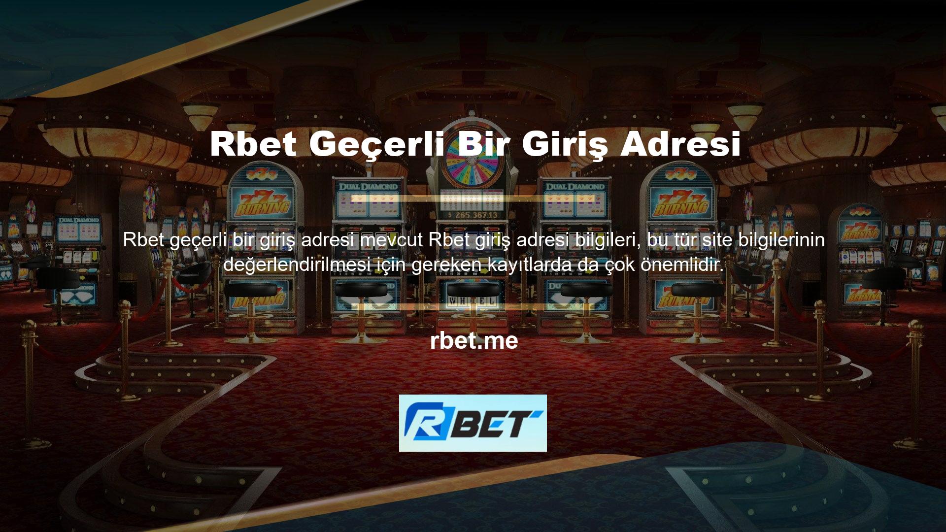 Öyleyse en son site adresi nedir, eğer araştırırsanız, bunun Rbet olarak tanımlandığını göreceksiniz